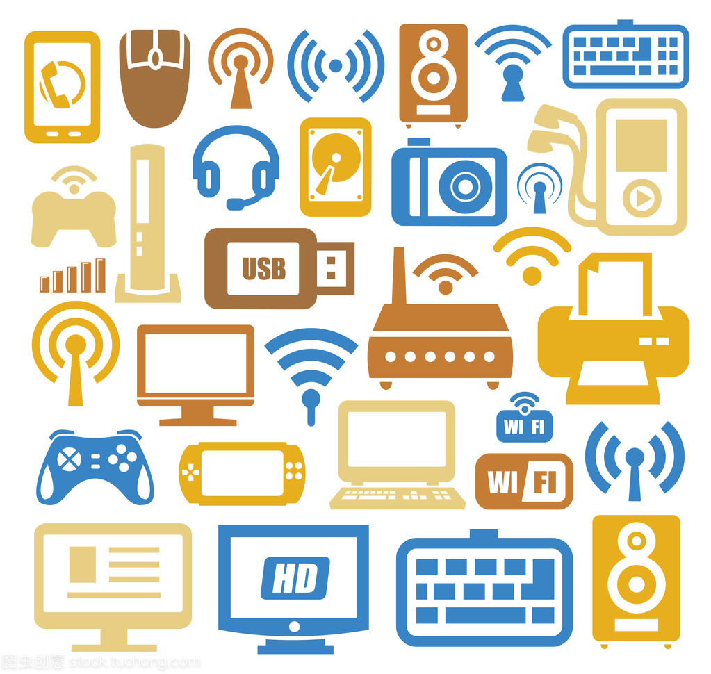 電子設備圖標集