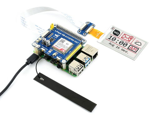 微雪電子樹莓派電子墨水屏物聯網驅動板簡介